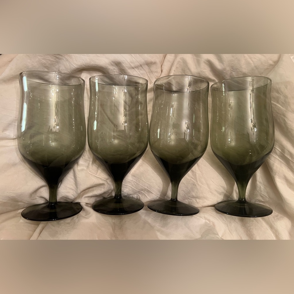 Vintage BRYCE BROTHERS goblets set of 4
